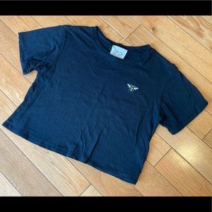 French Pastry Save the Bees Crop Tee